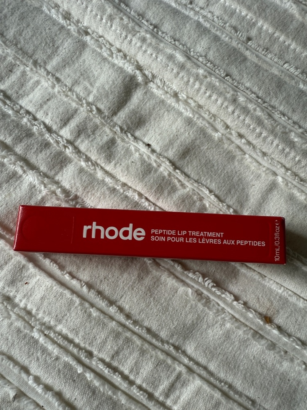 RHODE Peptide Lip Treatment - Bright Red Box
